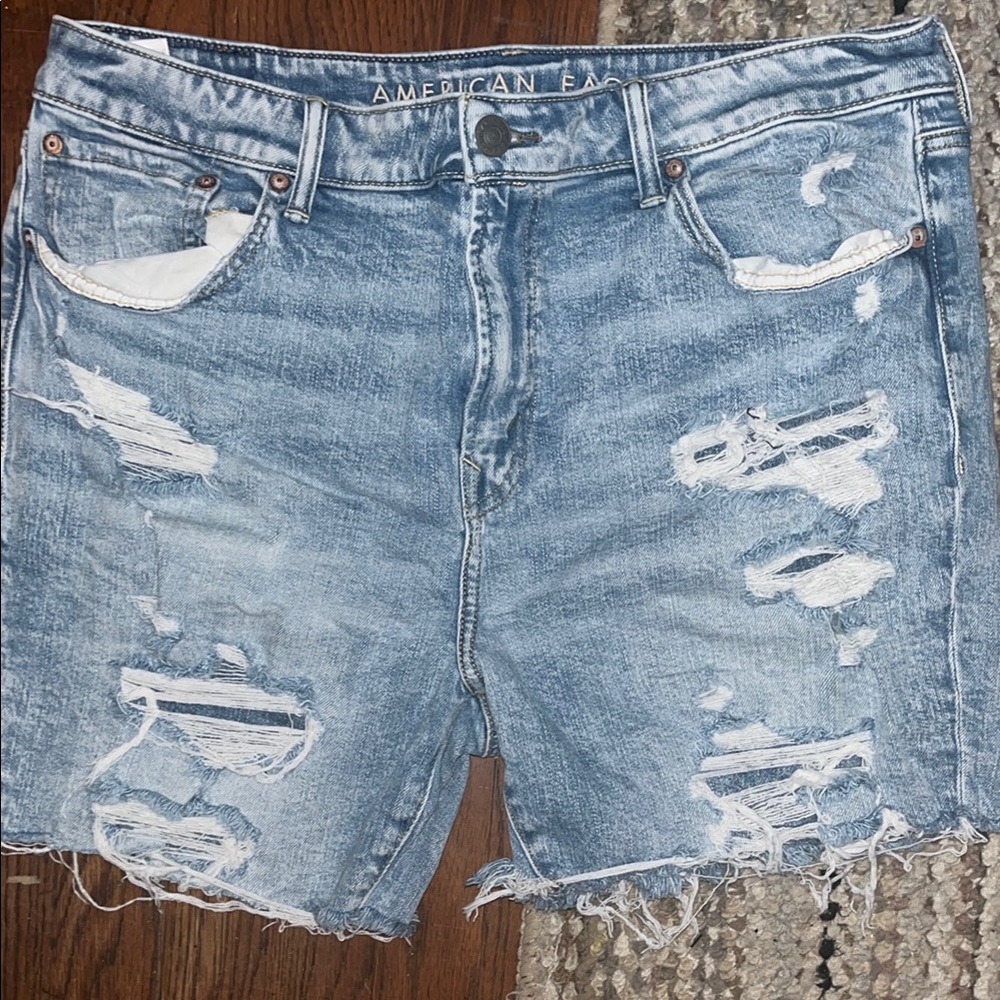 American Eagle Distressed Denim Shorts